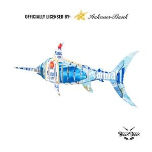 NEW Beer Deer Marlin Wall Mount